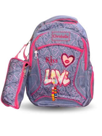 Chrisbella Kiss - Kids School Bag (Blue)