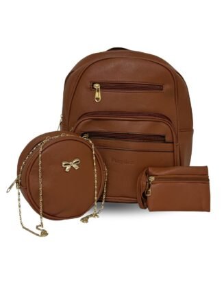 Purples - Backpack Bag (Brown)