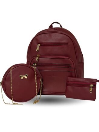 Purples - Backpack Bag (Maroon)