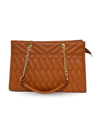 Chain - Ladies Handbag (Brown)